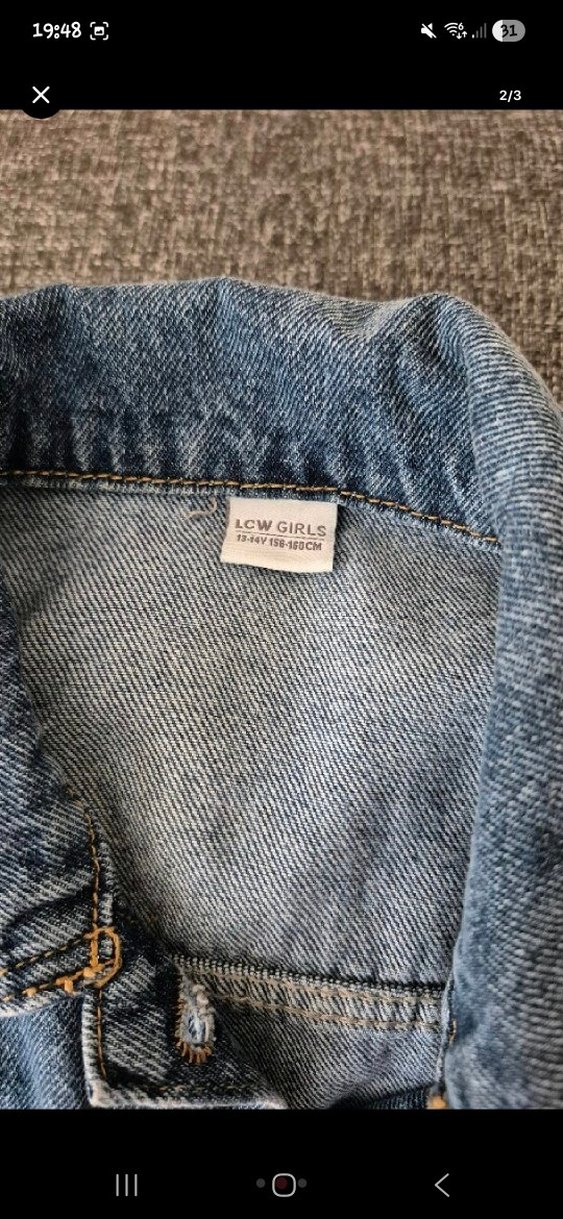 kız çocuk kot ceket - Görsel 2