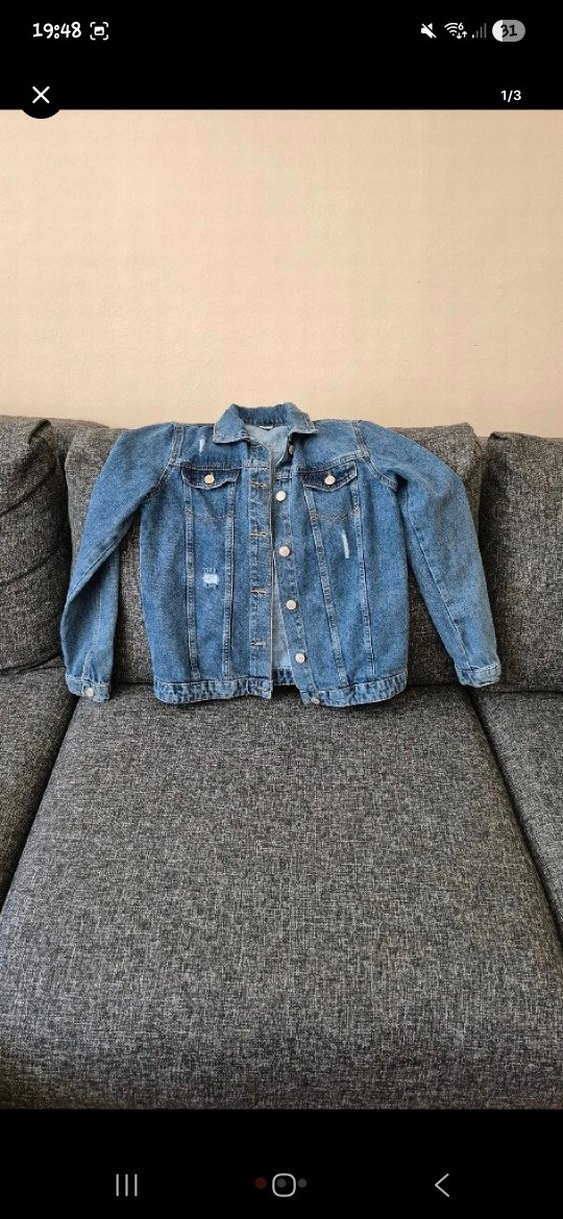 kız çocuk kot ceket - Görsel 3