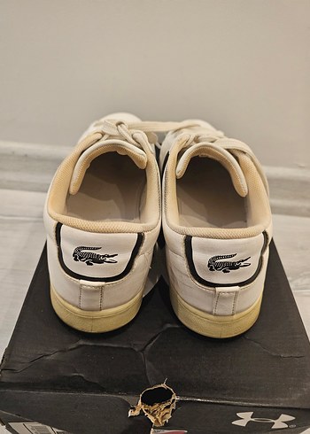 Lacoste Beyaz erkek Spor Ayakkabı - Görsel 4