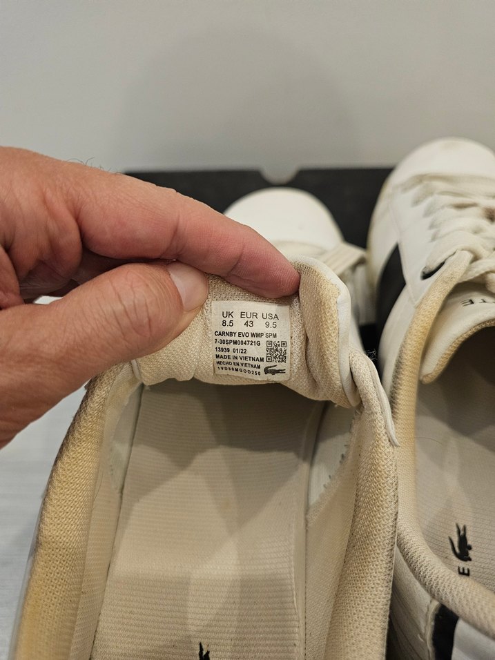 Lacoste Beyaz erkek Spor Ayakkabı - Görsel 5