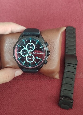 I chrono renkli cam erkek saat  - Görsel 2