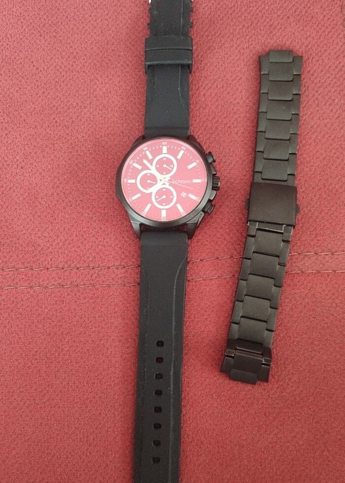 I chrono renkli cam erkek saat  - Görsel 4