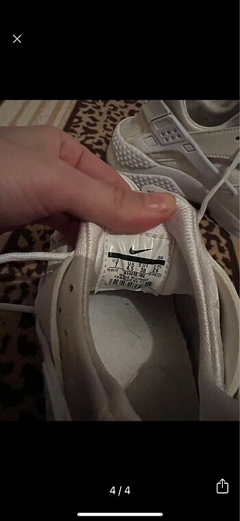 38 Beden beyaz Renk Nike huarache