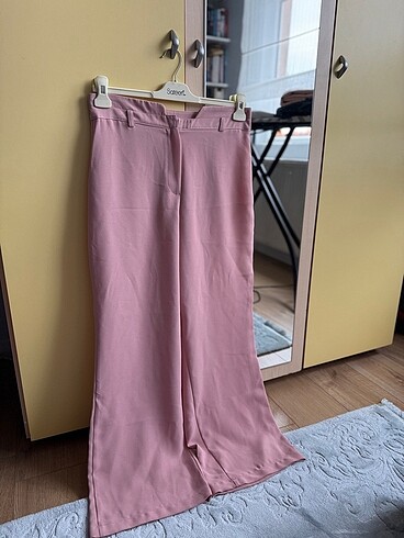 Sateen kadın pantolon