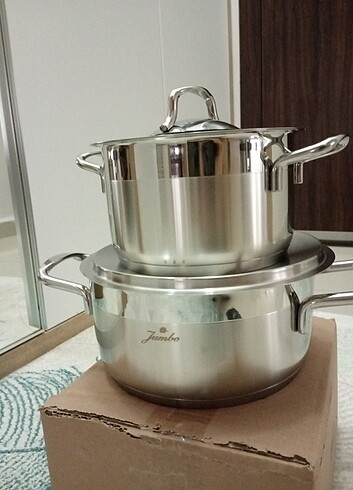 JUMBO MYRA 16 VE 20 CM TENCERE SIFIR KUTULU ÜRÜN - Görsel 6