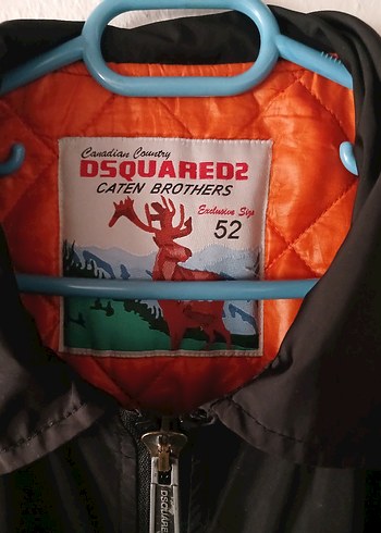 Diğer DSQUARED2 Ekose Desenli Fermuarlı Erkek Ceket