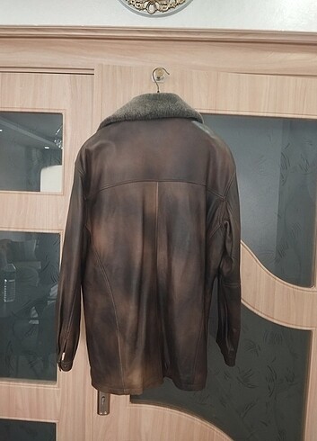 Özel Orijinal Deri Yapım XXL Mont - Görsel 2