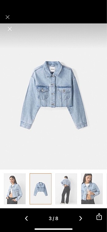Bershka crop ceket