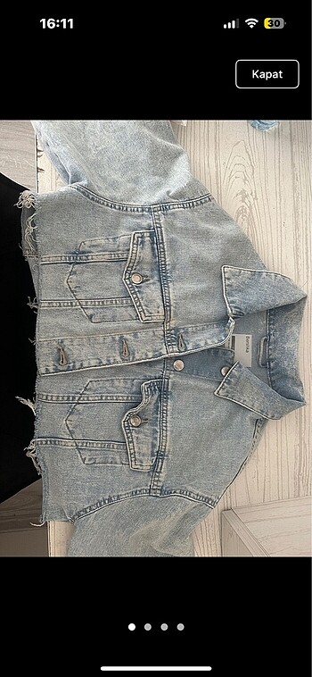 Bershka Bershka crop ceket