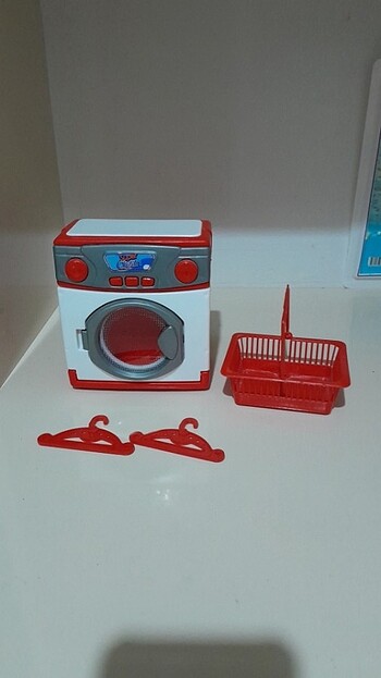 Oyuncak çamaşır makinesi seti 