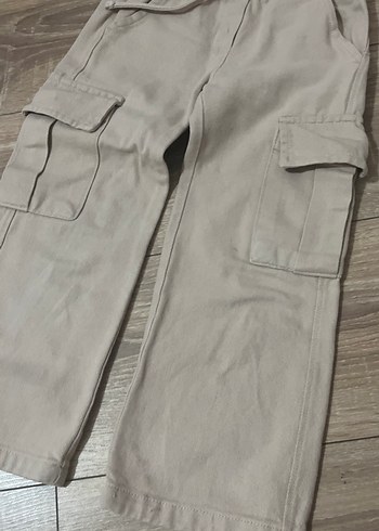 Diğer Kız Çocuk Keten Kemerli Bol Paça Pantolon