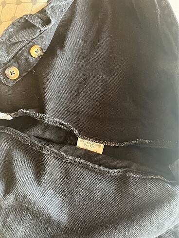 24-36 Ay Beden siyah Renk Salopet jean tulum