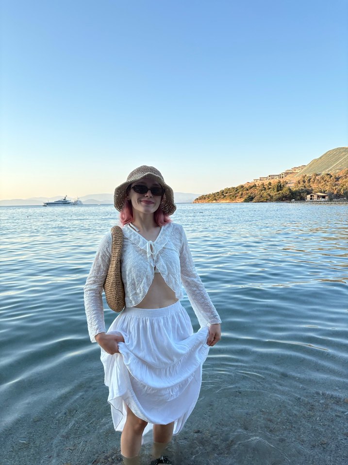 Dantel Detaylı Beyaz Bohem Kadın hırka - Görsel 3