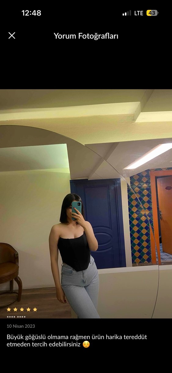 Siyah Straplez Midi Büstiyer - Görsel 3