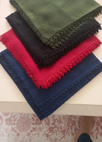 Beden Oyalı tülbent ,lohusa,ceyizlik,baş örtüsü, yazma, eşarp