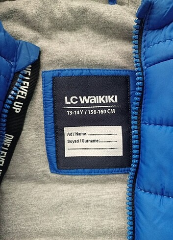 Kolsuz kopsunlu cepli şişme yelek LCW 13-14yas