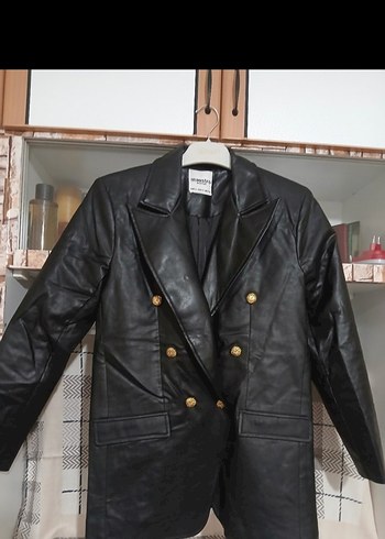 Deri blazer ceket