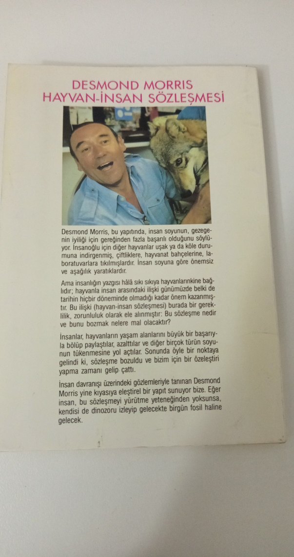 Hayvan-İnsan Sözleşmesi - Desmond Morris - Görsel 2