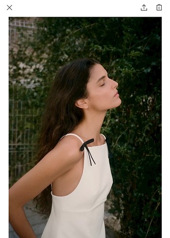 Zara fiyonklu askılı top - Görsel 3