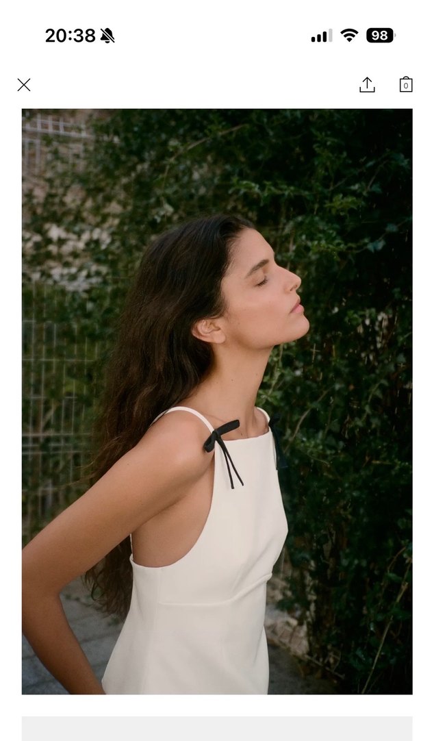 Zara fiyonklu askılı top - Görsel 3