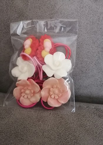 Renkli Dantel Nakışlı Çocuk Saç Tokası - Görsel 3