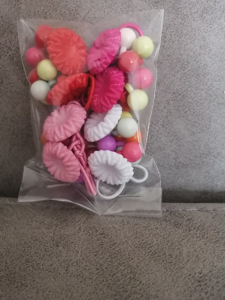 Renkli Dantel Nakışlı Çocuk Saç Tokası - Görsel 5