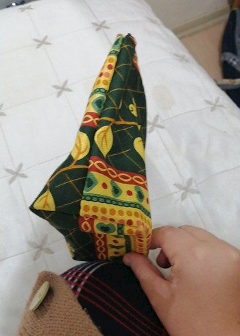 Renkli Bohem Kadın Makyaj Çantası - Görsel 4