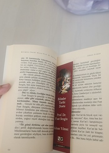 Beden Renk Bilimler Tarihi Dostu Prof. Dr. Fuat Sezgin Kitabı