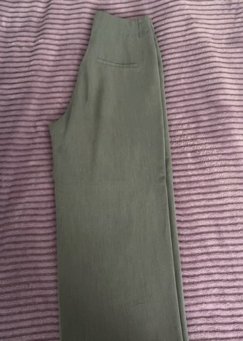 Gri Stradivarius Kadın Kumaş Pantolon - Görsel 4