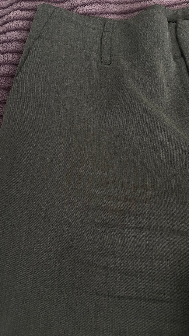 Gri Stradivarius Kadın Kumaş Pantolon - Görsel 2