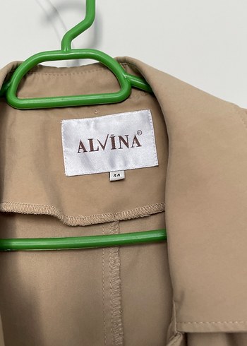Bej Uzun Kadın Trençkot - ALVINA - Görsel 2