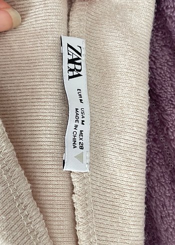 Kadın Krem Uzun Kollu Asimetrik Bluz - Görsel 3