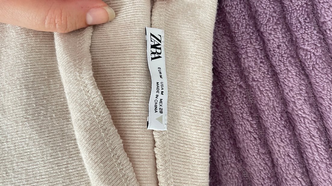 Kadın Krem Uzun Kollu Asimetrik Bluz - Görsel 3