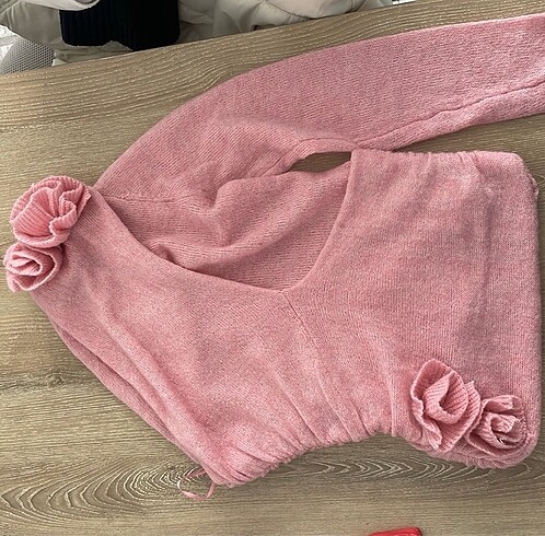 Zara pembe bluz