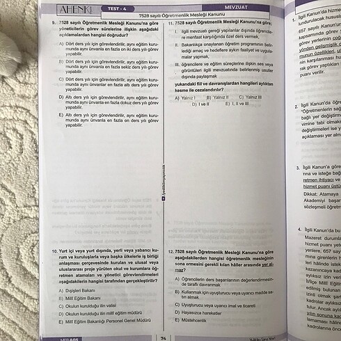 Beden Ags soru bankası