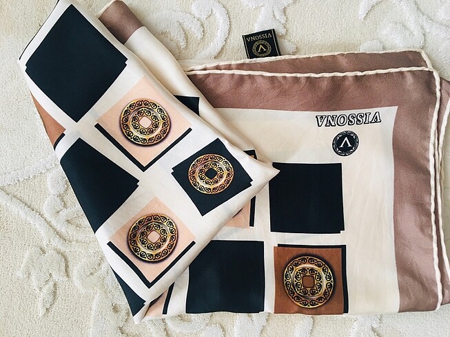 Beden Vissona twill ipek eşarp