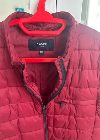 LC Waikiki Bordo Fermuarlı Erkek Yelek