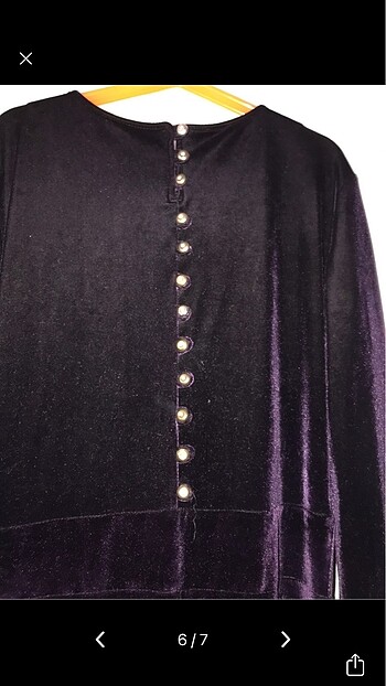 ALVİNA  kadife TESETTÜR ELBİSE - Görsel 7