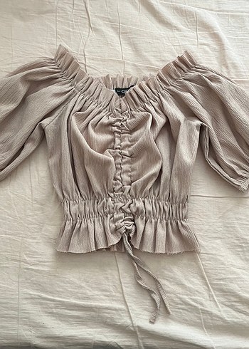 Bohem Pliseli Keten Bluzlar - Görsel 3