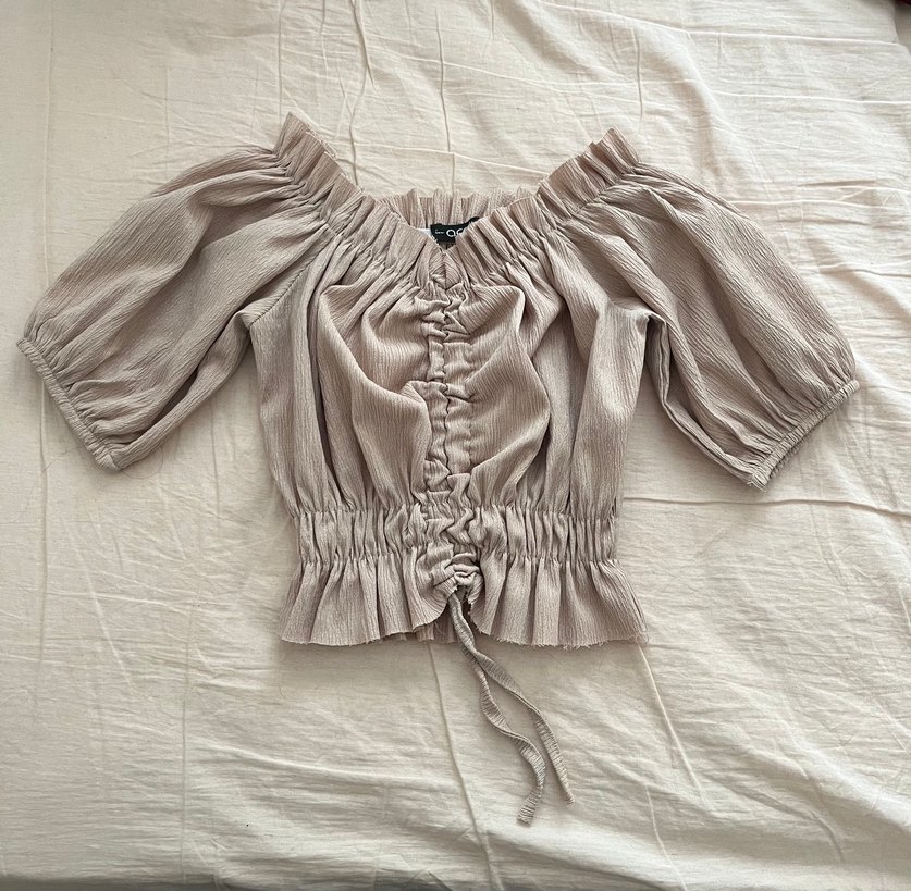 Bohem Pliseli Keten Bluzlar - Görsel 3