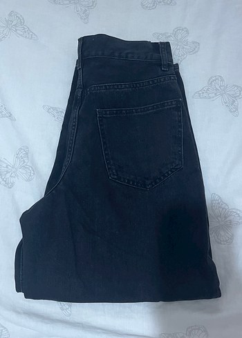 Koyu Gri Kadın Denim Jean - Görsel 3