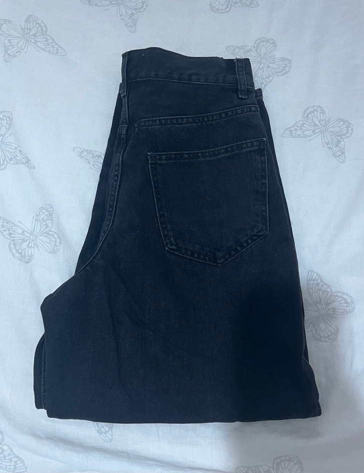 Koyu Gri Kadın Denim Jean - Görsel 3