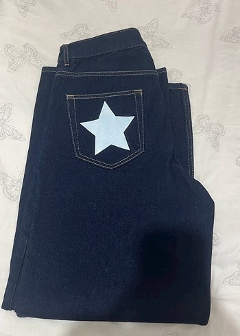 Lacivert Kadın Normal Boy Jean - Görsel 4