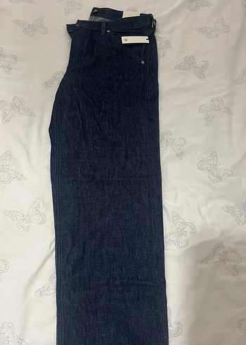 Kadın Lacivert  Kot Pantolon - Görsel 3