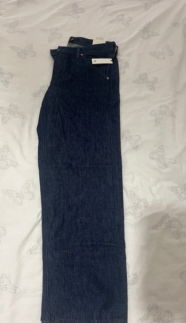 Kadın Lacivert  Kot Pantolon - Görsel 3