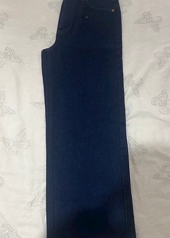 Lacivert Kadın Kot Pantolon - Görsel 2