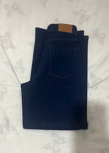 Lacivert Kadın Kot Pantolon - Görsel 3