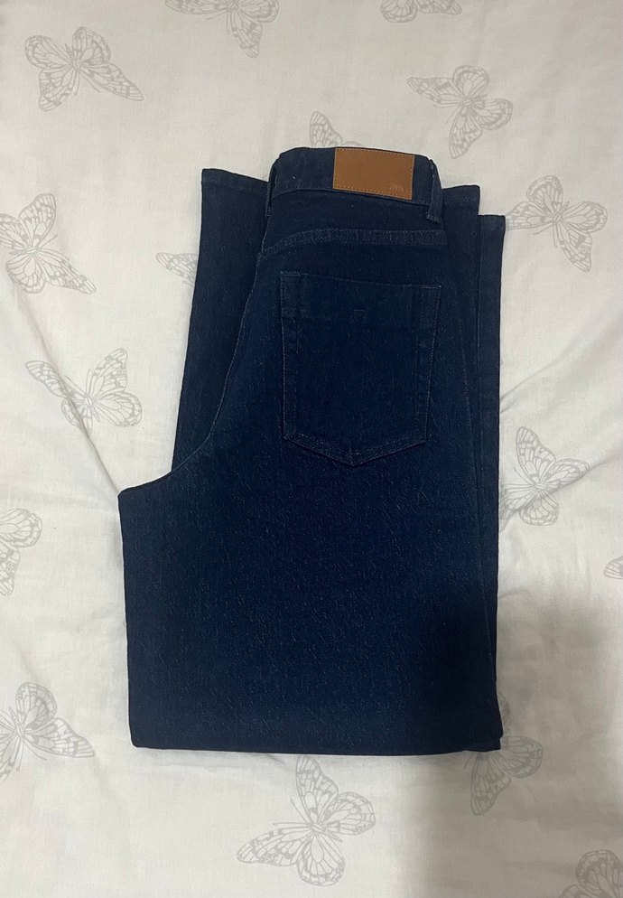 Lacivert Kadın Kot Pantolon - Görsel 3