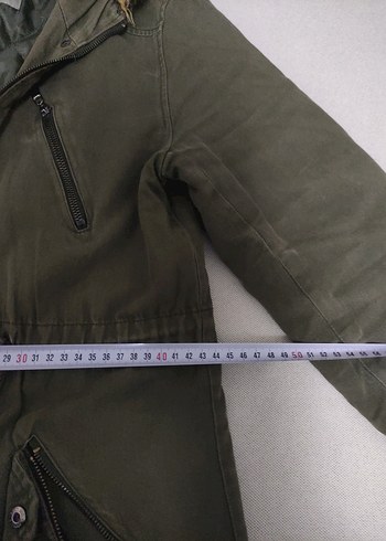 Kürk Detaylı  Kadın Mont - Görsel 4