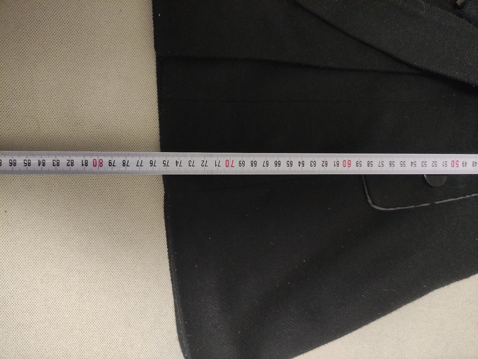 Siyah Kemerli Kadın Kaban - Görsel 4